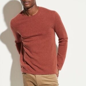 VINCE Cashmere Crewneck Sweater In Sequoia